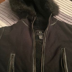 Black winter jacket